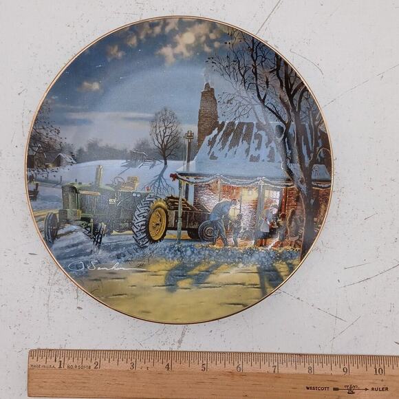 Lot of 2 Dave Barnhouse Remembers Plate Collection- Bradford Exchange w/ COA - Picture 9 of 14